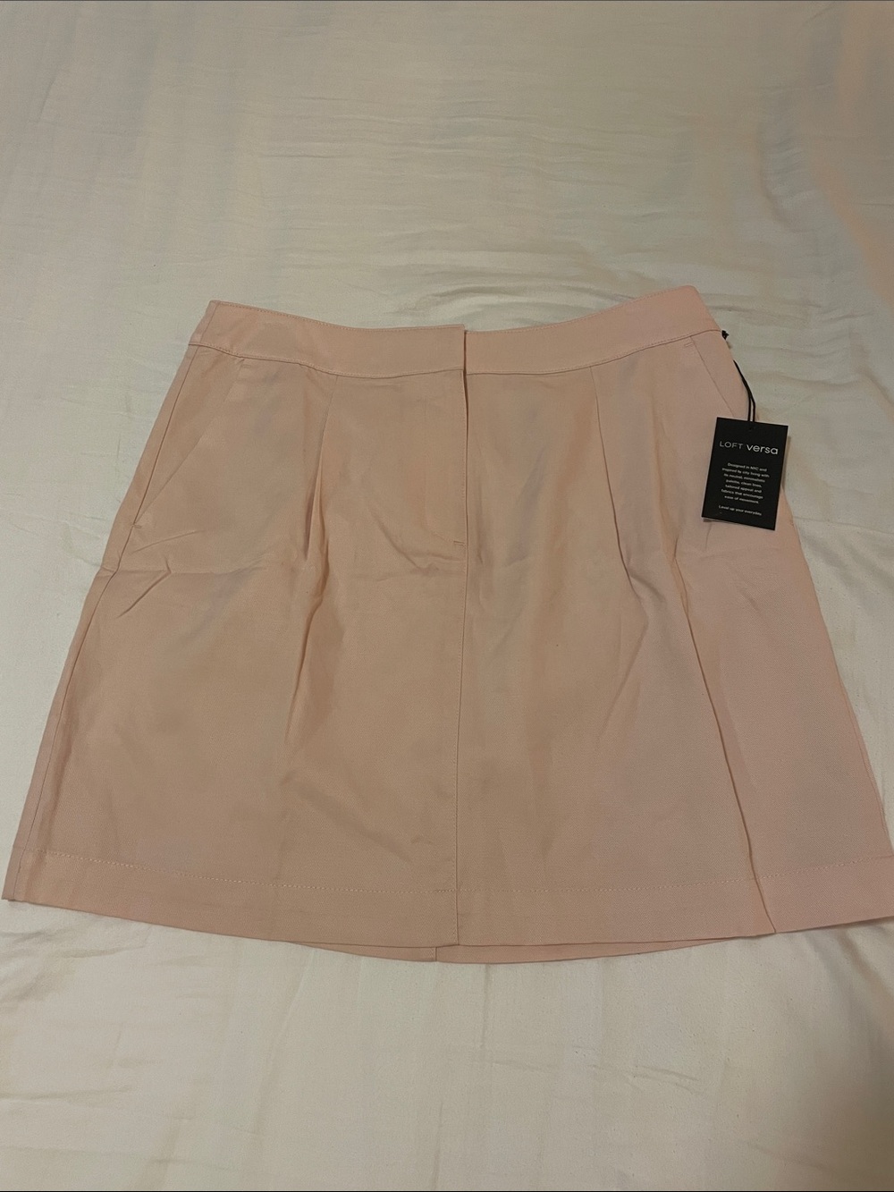 LOFT Blush A-Line Mini Skirt